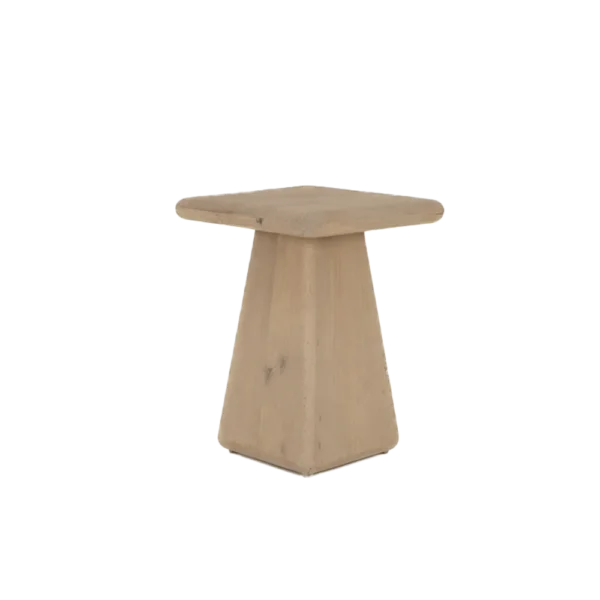 Bijzettafel asti vierkant naturel