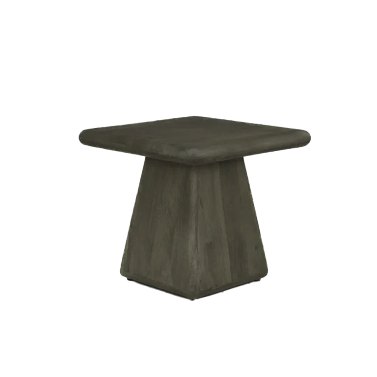 Bijzettafel Asti vierkant olijfbruin – 60 x 60 x 45 cm