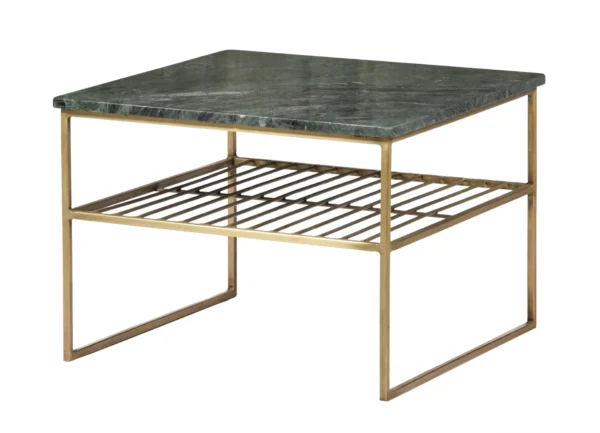 Salontafel dian marble green gold 55cm