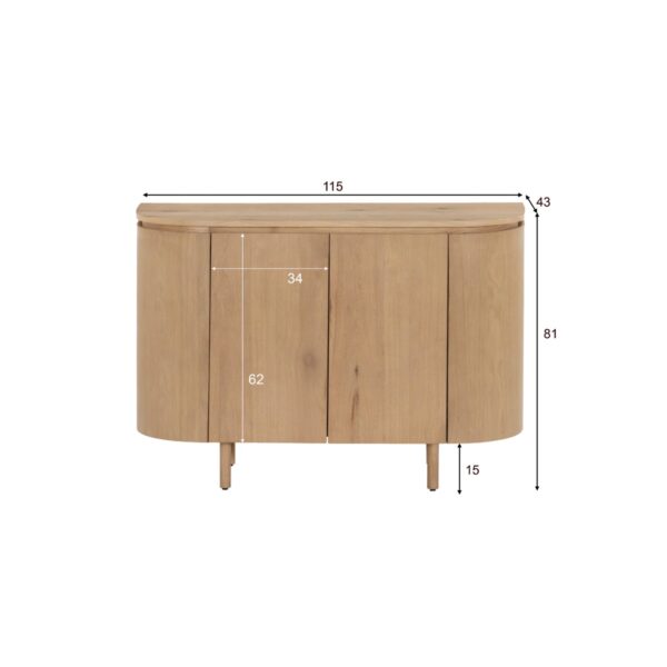 Dressoir tobago naturel 115cm 1