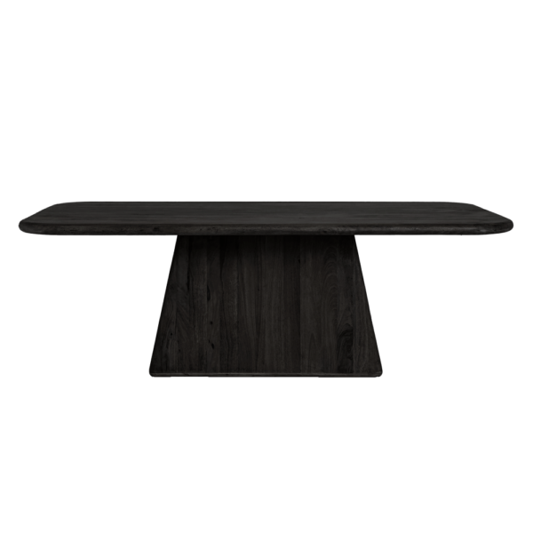 Eetkamertafel asti zwart 180 260 cm
