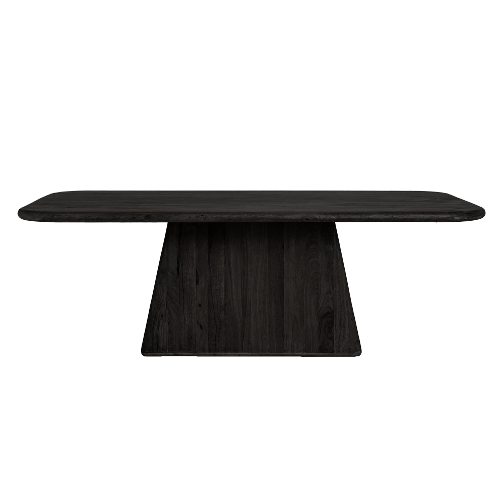 Eetkamertafel asti zwart 180 260 cm