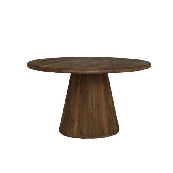 Eetkamertafel asti rond bruin