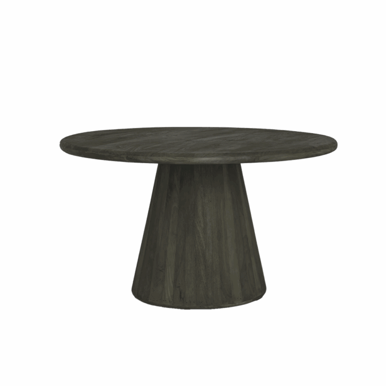 Eetkamertafel Asti rond olijfbruin – Ø 130 cm