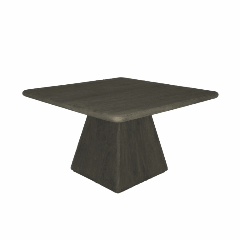 Eetkamertafel Asti vierkant olijfbruin – 130 x 130 x 76 cm