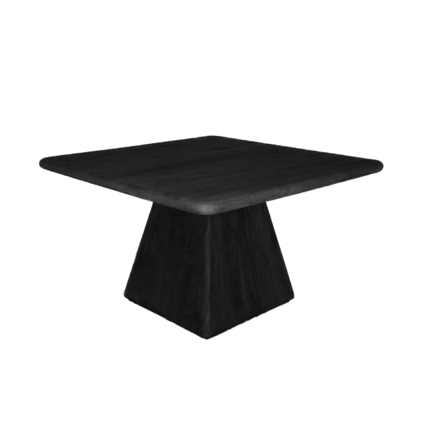 Eetkamertafel asti vierkant zwart