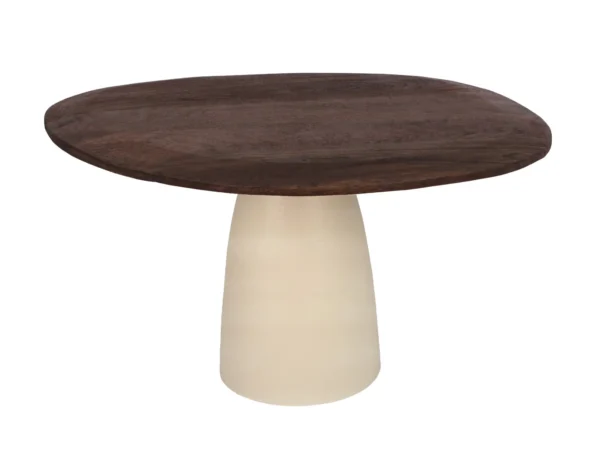 Eetkamertafel Brix Marron Organisch 140 cm