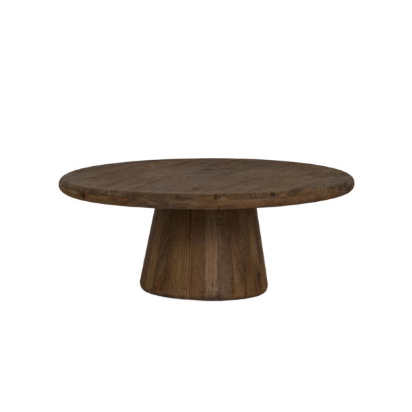 Salontafel asti salontafel rond bruin 90 cm