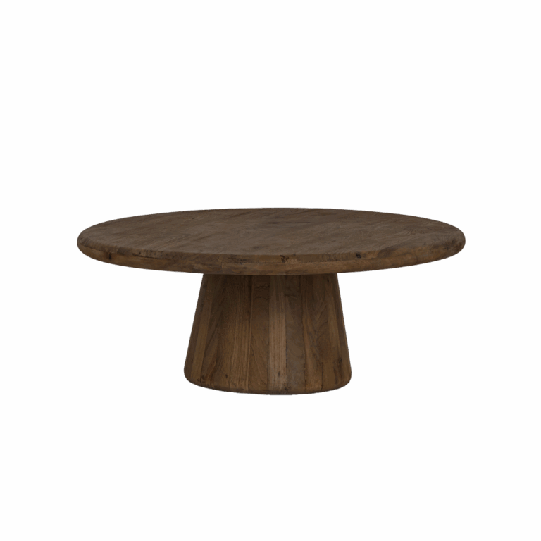 Salontafel Asti rond bruin Ø90 cm