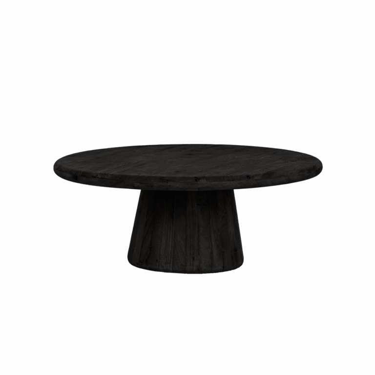 Salontafel Asti rond Zwart