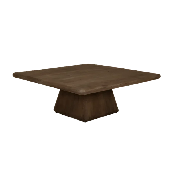 Salontafel asti vierkant bruin