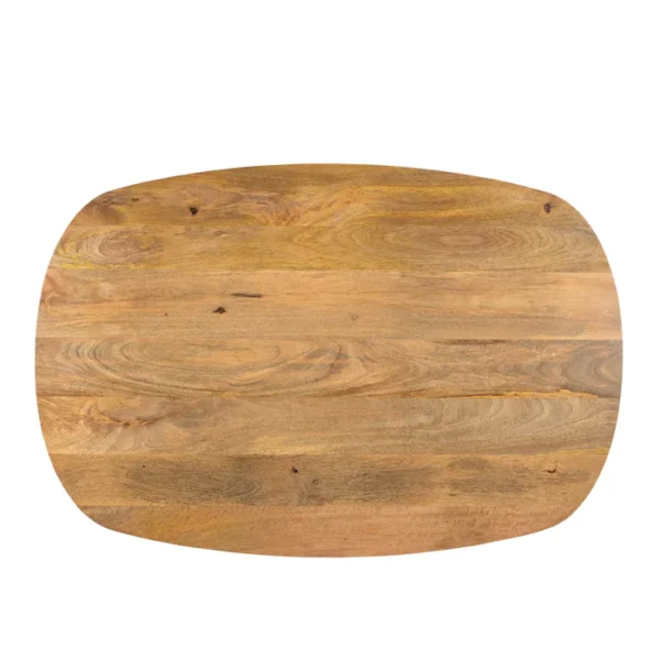 Eettafel Deens Ovaal Runa met Houten Onderstel