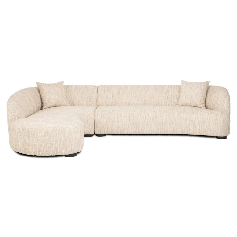 Loungebank Pandora Beige Angora van Richmond Interiors