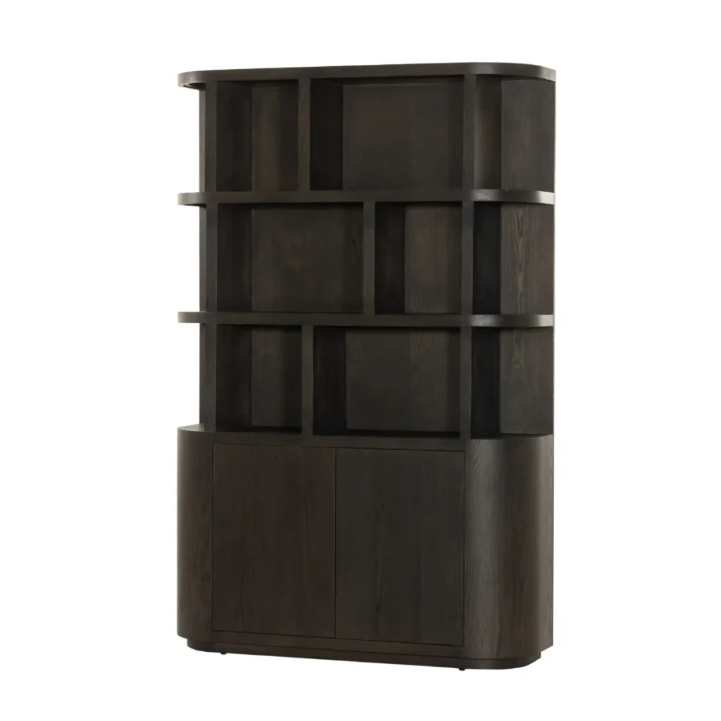 Boekenkast Novero in espresso 145cm