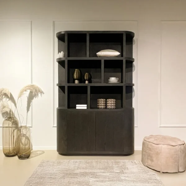 Boekenkast Novero in espresso 145cm