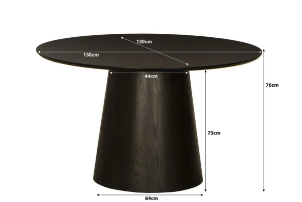Eetkamertafel Novero in espresso
