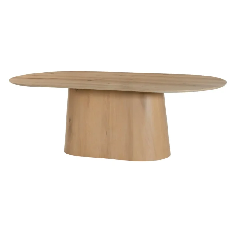 Eetkamertafel Novero – Ovaal – Naturel, 230 x 110 x 76 cm
