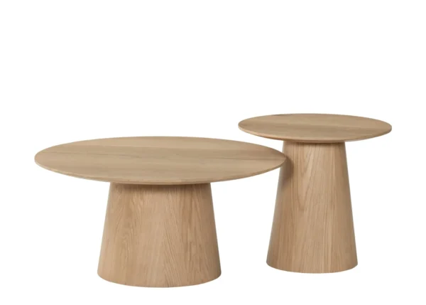 Salontafel Novero in Naturel 80 cm
