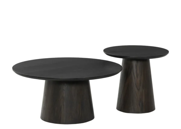 Salontafel Novero in espresso Ø50cm