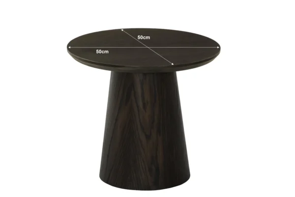 Salontafel Novero in espresso Ø50cm