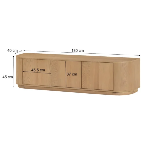 TV Meubel Novero Naturel 180 cm