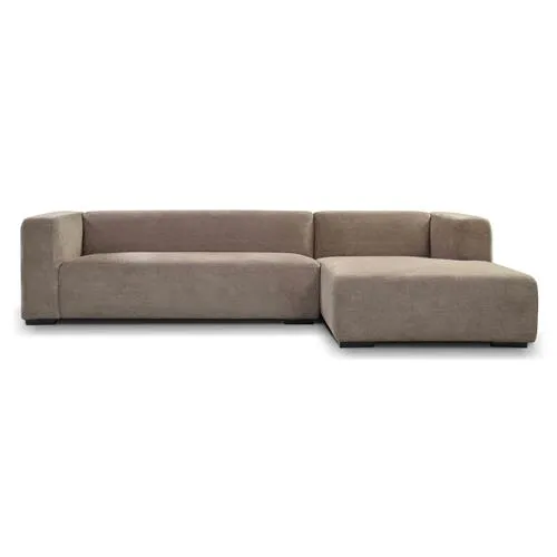 Loungebanken Glasgow – Enjoy 431 Beige Grey, Rechts