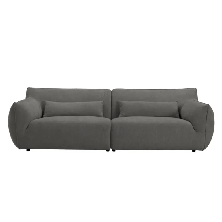 Bankstel Aberdeen – Antraciet, 4-zits 284 x 86 cm