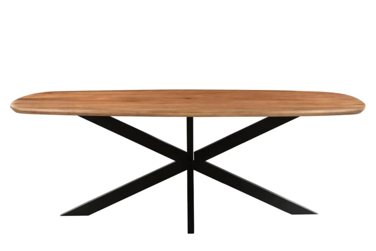 Eetkamertafel Jesper – Deens ovaal – Naturel, 210 x 110 x 76 cm
