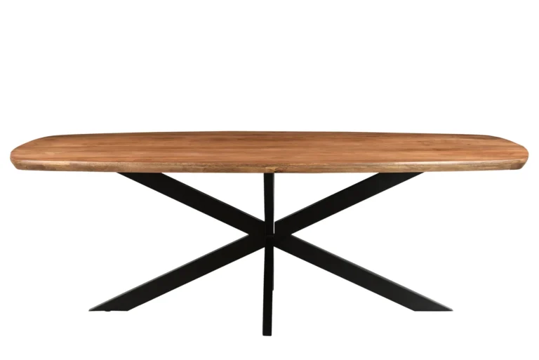 Eetkamertafel Jesper – Deens ovaal – Naturel, 180 x 90 76 cm