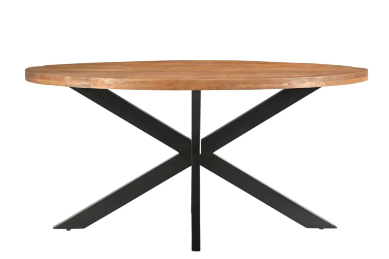Eetkamertafel Rocky – Ovaal, 160 x 90 x 76 cm
