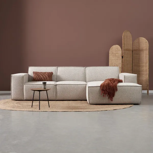 Pepp interiors play beige bank met chaise longue rechts serenity 03