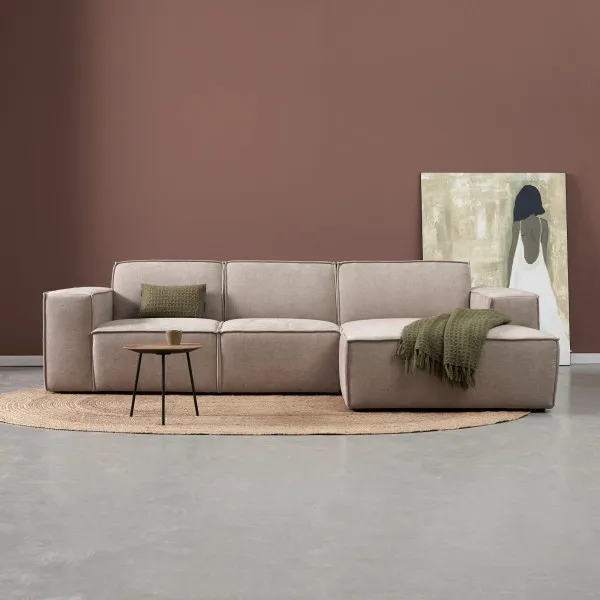 Loungebank Play van PEPP Interiors – Rechts, Tesla 2003 Beige