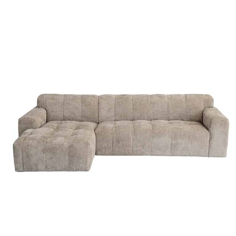 Loungebank Austin – Austin 2,5-AR + Chaise L, Haga 30 beige