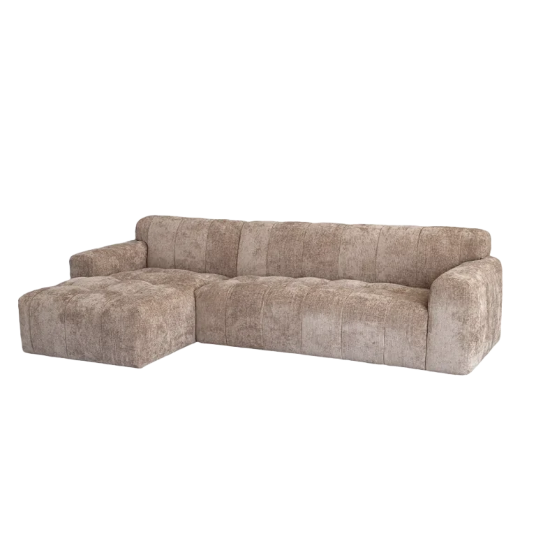 Loungebank Austin – Austin 2,5-AR + Chaise L, Haga 39 Capuccino