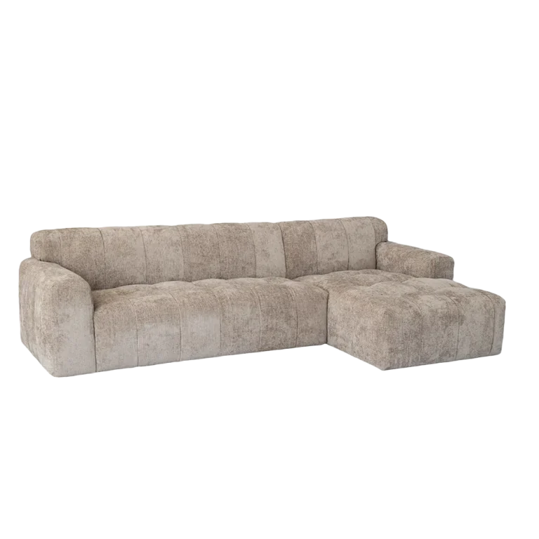 Loungebank Austin – Austin 2,5-AL + Chaise R, Haga 30 beige
