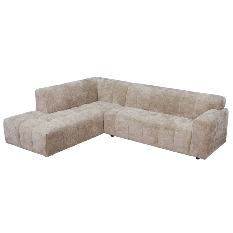 Loungebank Austin – Austin 2,5-AR + Ottoman L, Haga 30 beige