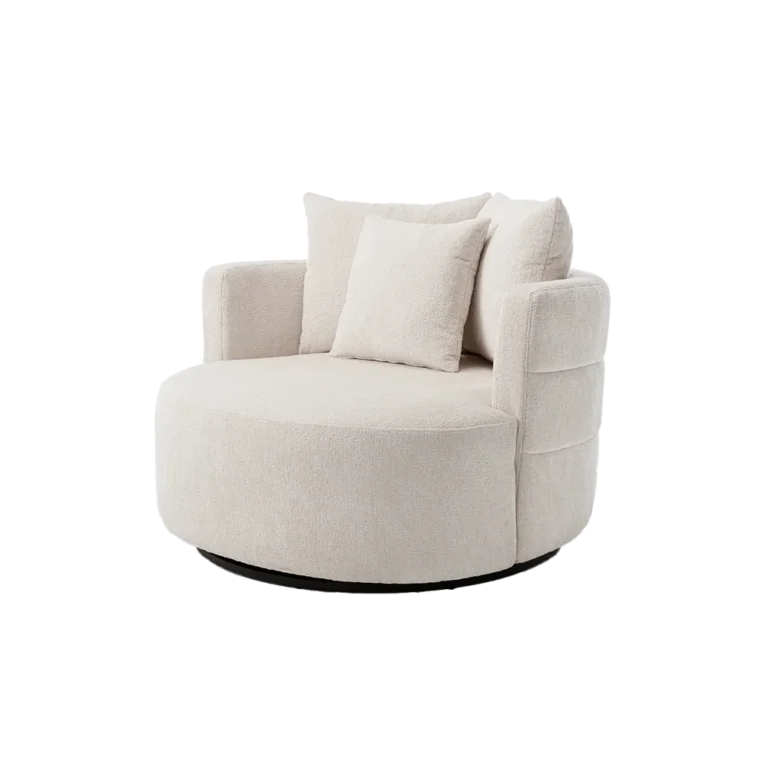 Fauteuil Bolza draaibaar – Ivory