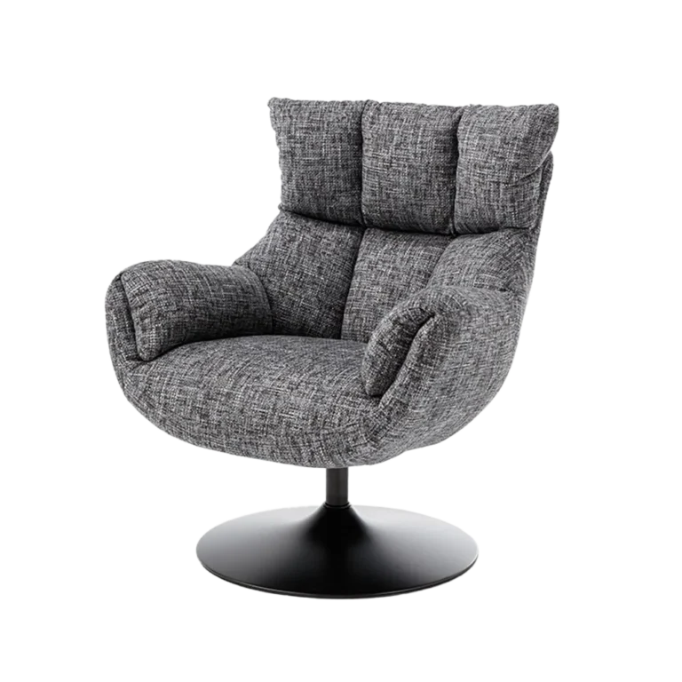 Fauteuil Force draaibaar – Donker grijs
