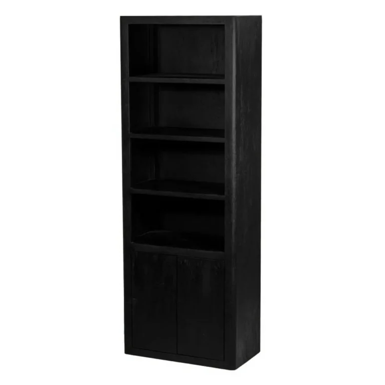 Boekenkast Tenna – Zwart, 80 x 45 x 220 cm