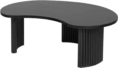 Salontafel Firenze – 125: 125 x 80 x 43 cm, Zwart