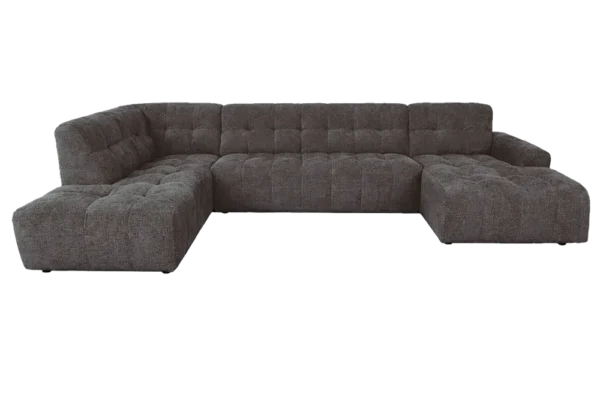 Memphis haga 16 charcoal ottoman L chaise R 18016 large