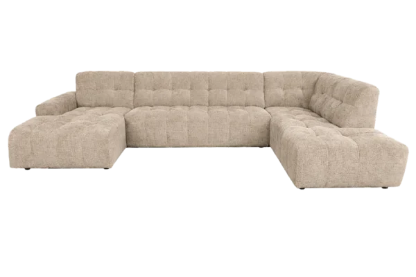 Memphis haga 30 beige ottoman R chaise L 18024 large