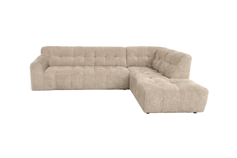Loungebank Memphis – Memphis Ottoman rechts, Haga 30 beige