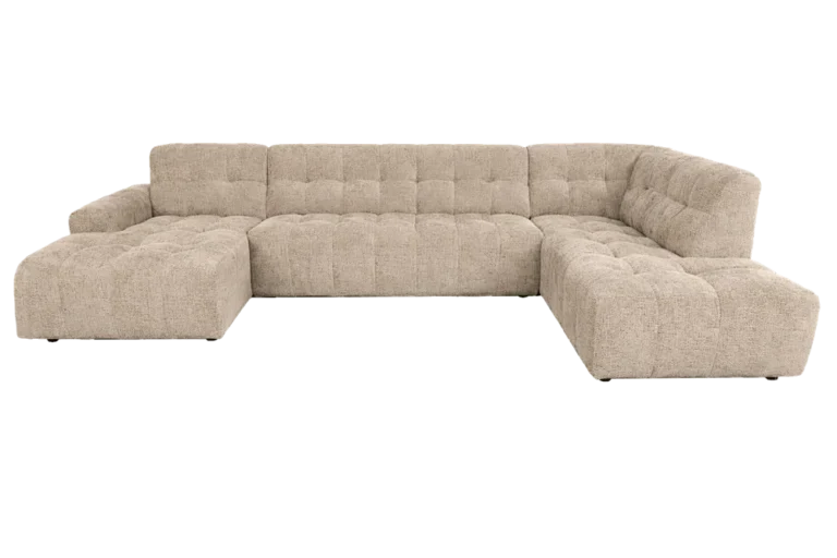 Loungebank Memphis – Memphis Chaise Rechts Ottoman Links, Haga 30 beige