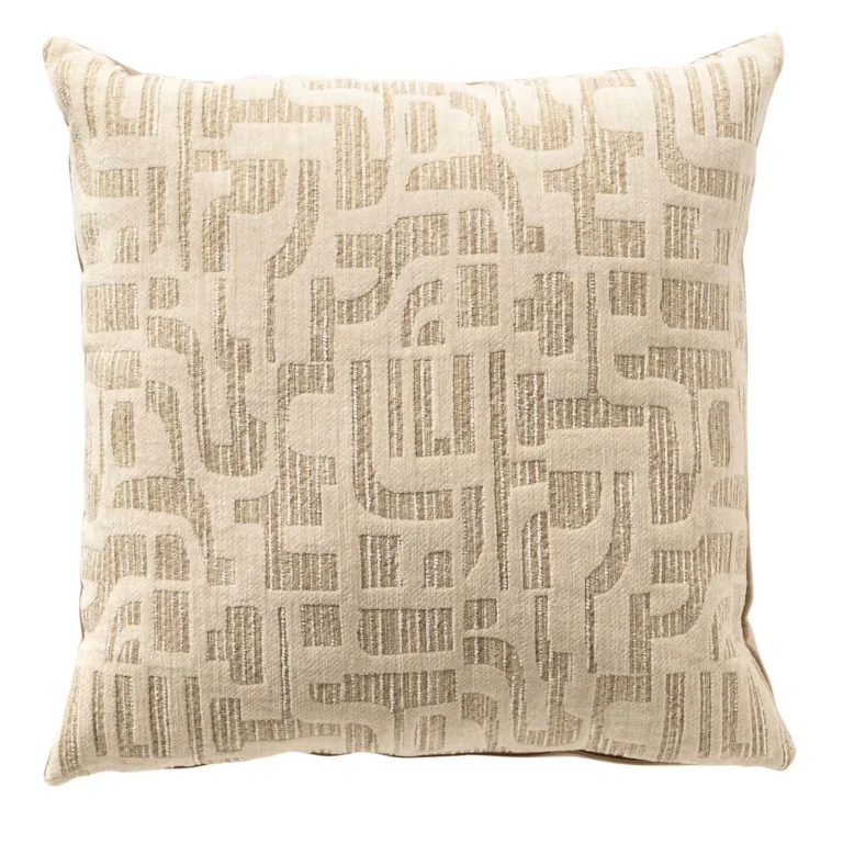 Sierkussen FABIA 45×45 cm – Sesame – bruin, beige