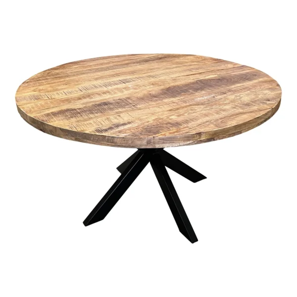 Eettafel mango rond