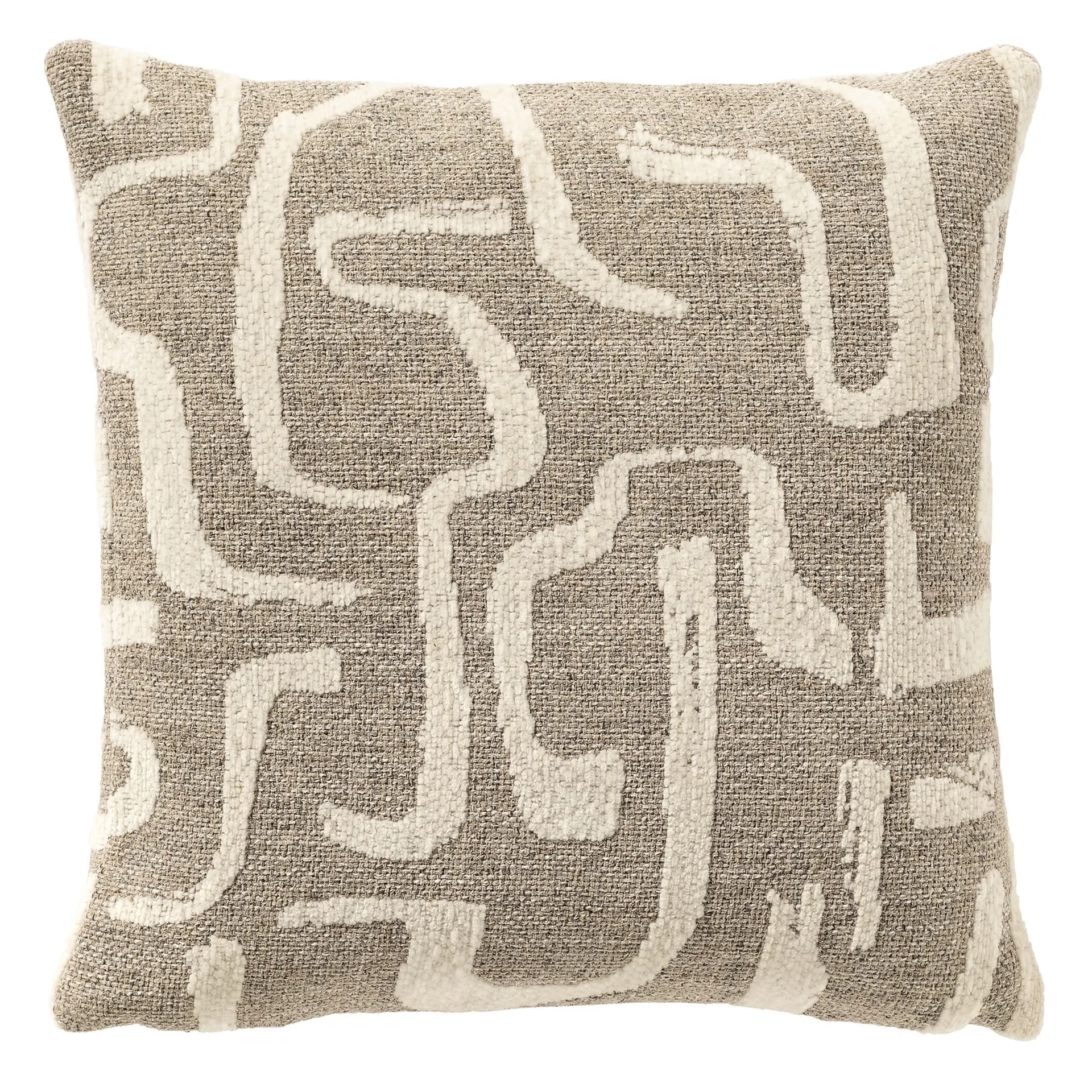 Hoii sierkussen Emilio 45x45 cm Plaza Taupe