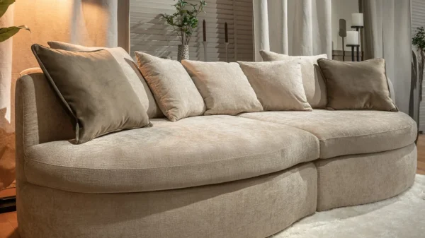 UrbanSofa Ella Sofa in Charmonix Sand detail