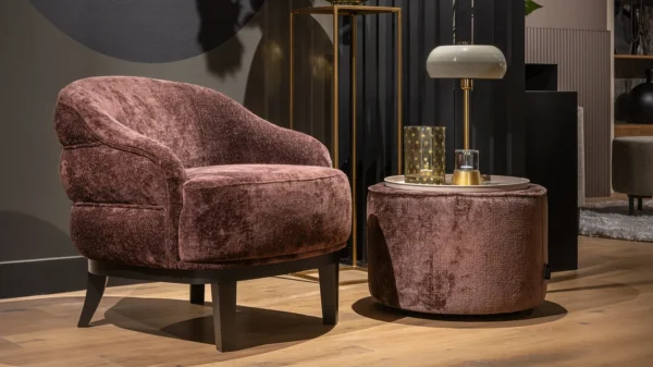 UrbanSofa Nora Fauteuil in Tosca Merlot
