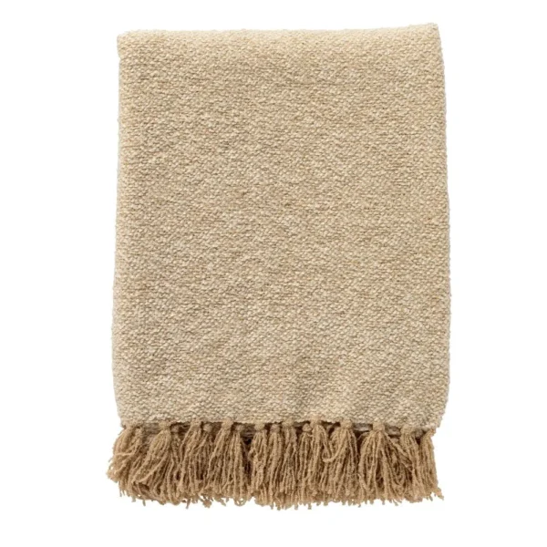 Plaid 140x180 cm dutch decor sally cream beige 1000x1000